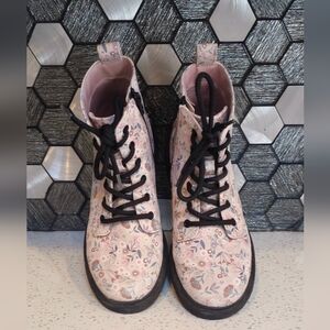 Girls Floral Booties